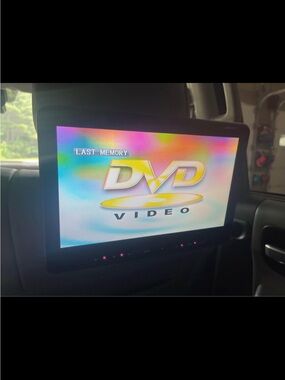 In-Car 9" Headrest DVD Player Monitor - Black